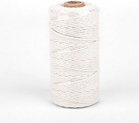 Huachnet Cotton Baker's Twine Best Arts Crafts Twine Industrial Packing Materials Heavy Duty Durable Cotton for Gardening Applications-100 Meters (Beige)