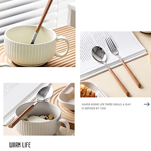 Oidium Coffee Mugs Set of 2,14 oz Coffee Tea Cups Ceramic with Handle,Soup Mug,Ceramic Coffee Mugs for Cappuccino,Milk,Cereal,Yogurt,Hot or Cold Beverages (grayish-white/light yellow)