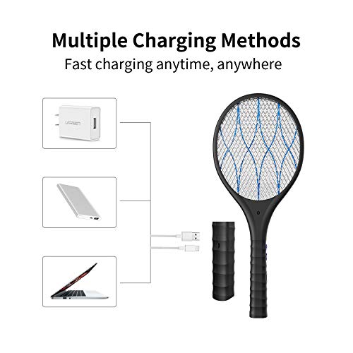 4 Electric+Mosquito+Rechargeable+Removable+flashlight