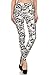 N505-OS Skulls and Florals Printed Stylish Leggings