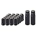 HanAuto Black Lug Nuts with 2 Key (12mm x 1.5 Thread Size) - Pack of 20 Wheel Lug Nuts, 63512K202
