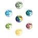Beautyonline Glow in The Dark Moon Wall Decals 20cm Wall Sticker Luminous Sticker at Night Removable Adhesive Wall Decal for Kids Boy and Girl Bedroom