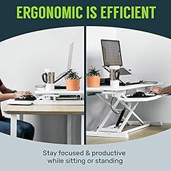 TechOrbits Height Adjustable Desk-37 Riser-Desktop