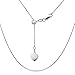 Sterling Silver Italian Adjustable Box Bolo Chain (up to 22