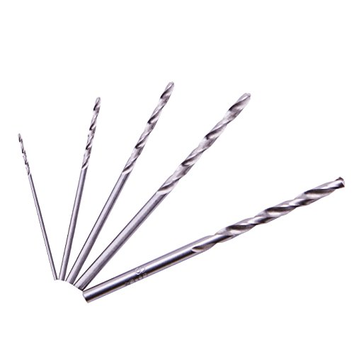HSS Micro Twist Drill Bit Set, 50 PCS Drill Bits Tools by LU&MA,3/64“ to 1/8" for Wood Plastic and Metal