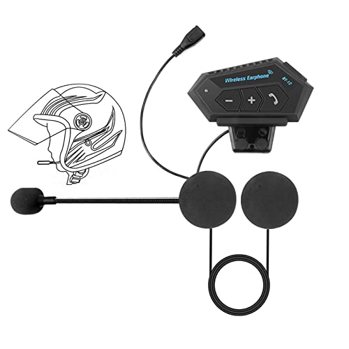 Motorcycle Bluetooth Headset,Helmet Headset Wireless Hands-Free
