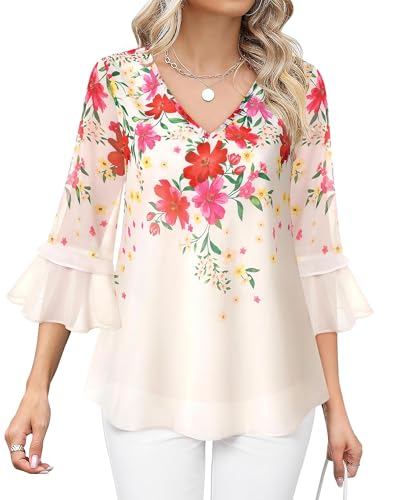 Bebonnie Women Blouses Dressy Casual Tops Spring