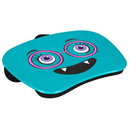 LapGear MyMonster Lap Desk – Turquoise – Fits up to 15.6 Inch laptops – Style No. 46509