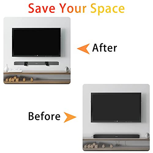Universal Soundbar Wall Mount Bracket Sound Bar Mounts Compatible with