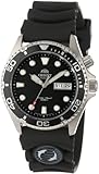 Orient Men's EM6500BB 'Ray' Automatic Stainless Steel Watch with Black Rubber Strap