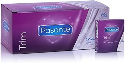 Pasante 144 Condoms Trim Fit Small Size CE Approved Discreet Packaging
