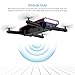 GoolRC T47 FPV Drone Foldable with Wifi Camera Live Video 2.4G 4 Channel 6 Axis Gravity Sensor RC Selfie Quadcopter RTF With Bonus Batter
