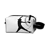 Makeup Cosmetic Bag Softball Pitching High Zip