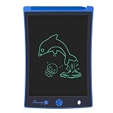 LCD Writing Tablet, 8.5 Inch Drawing Tablet Kids Tablets Doodle Board, Drawing Board Gifts for Kids and Adults at Home, School and Office (Blue)