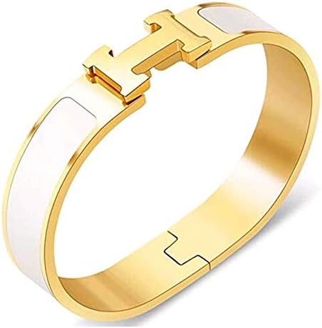 Becky Massey Women's Fashion Classic Titanium Steel Coloured Bracelet-6.7"