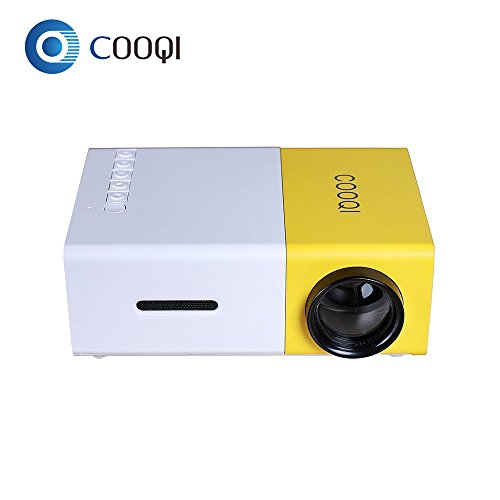 COOQI-Mini-Portable-Pocket-Projector-Home-Theater-Support-1080p-WhiteYellow