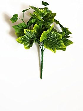 Reptile Artificial Plastic Vine For Reptiles Chameleon Iguana Lizard Habitat Terrarium Decorations Light Green (10")
