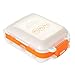 FaSoLa 8 Compartments Portable Pill Case Box, Moisture Proof Travel Pill Organizer, Medicine Vitamin Holder Container