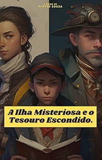 Livro A ilha misteriosa e o tesouro escondido