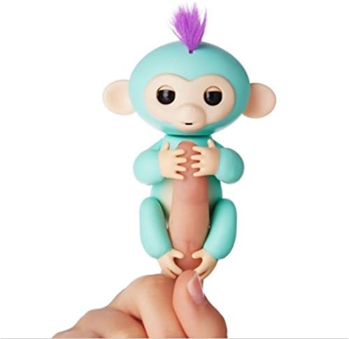 Interactive Baby Finger Monkey Electronic Toy for Children (Green)