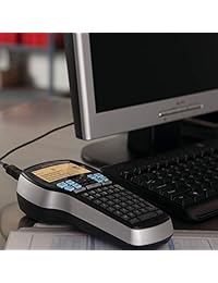 Máquina etiquetadora DYMO, modelo LabelManager 280, recargable y portátil (1815990), Negro