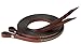 Weaver Leather Bridle Leather Split Rein with Etched Spots, 5/8-Inch x 7-Feet, Rich Brown