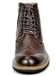 Bruno Marc Men's Dress Ankle Motorcycle Boots