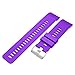TopPerfekt Watch Band for Garmin Forerunner 35, Soft Silicone Replacement Strap Compatible with Forerunner 35 Smart Watch, Fit 5.11-9.05 Inch (130-230 mm) Wrist (1-Purple)