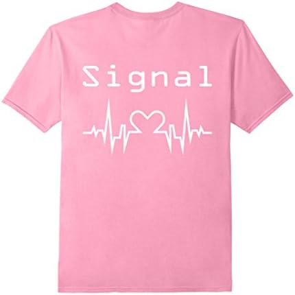 Mens Signal 2017 Kpop music stylish fun shirt Large Pink