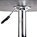 Costway Modern Round Bar Table Adjustable Bistro Pub Counter Wood Top Swivel Indoor (2)