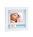 Pearhead Hospital ID Bracelet Photo Frame, Gender-Neutral Baby Keepsake Frame, Baby Nursery Décor for New and Expecting Parents, White