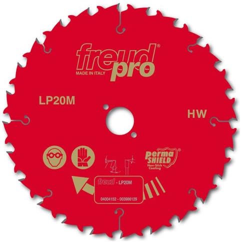 Advanced Freud LP20M Rip Circular Saw Blade 190mm 12 Teeth 30mm Bore [Pack of 1] --