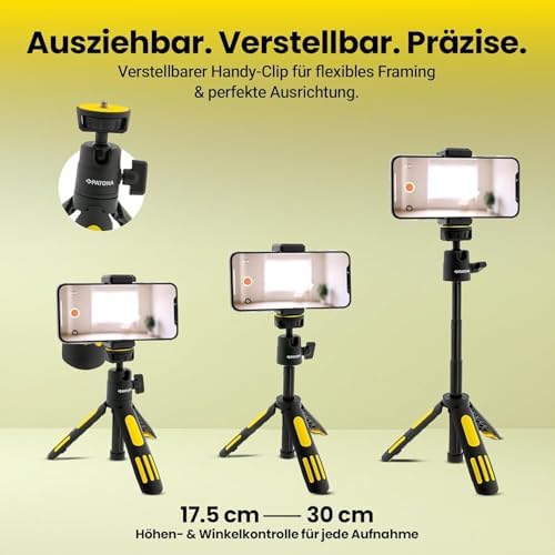 erweiterbares bis 30cm Tripod | Handy Stativ für Smartphone & Kamera — Foto 3 von 8
