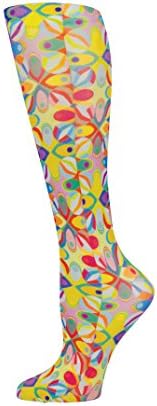 Blue Jay An Elite Healthcare Brand Knee High Stockings Abstract Colors, 8-15mmHg