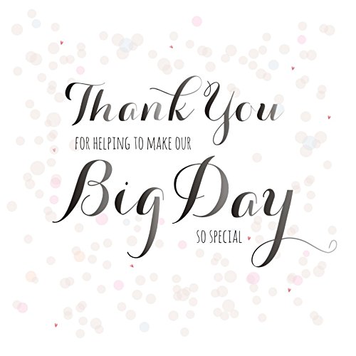 Claire Giles Greeting Cards, Wedding Card, Dots Design "Thank You for Our Special Day" Greeting Card