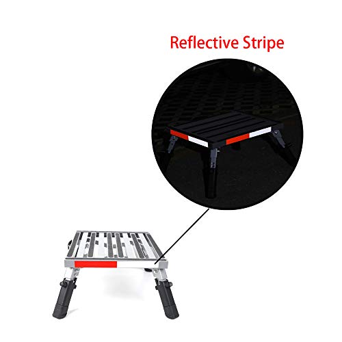 4 Folding+Adjustable+Aluminium+Reflective+Anti+Slip