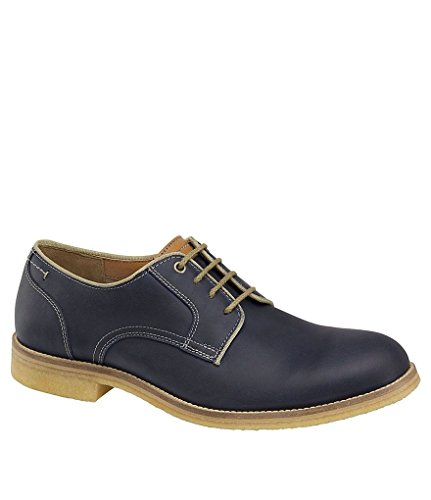 johnston murphy J&M EST. 1850 MenÂ´s Howell Plain Toe Oxfords (13, Navy Oiled Leather)