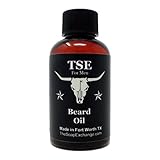 TSE for Men Beard Oil - Sandalwood Vanilla Scent - Hand Crafted 2 fl oz/60 ml Deep Conditioner, Nourishing Softener, Natural Ingredients, Stop Itching, Made in the USA.