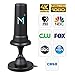 HD Digital TV Antenna for ATSC TV Reception, Portable with High Power Magnet Stand, Works Indoors and Outdoors, Supports All TV Formats: 4K, 1080p, and More, Mata1 (a USA Company) primary