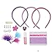 Creativity for Kids Fashion Headbands Mini Craft Kit - Makes 3 DIY Hair Accessories Girls (New Packaging), Multi