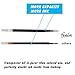 feela 25-Piece Retractable Premium Black Gel Ink Roller Ball Pens with Comfort Grip (23 black + 1 red + 1 blue ink)