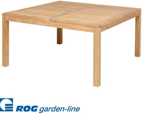Amazon De Rog Garden Line Tl8117 Teak Tisch Harvard Fest