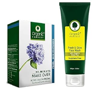 organic harvest fresh and glow face wash