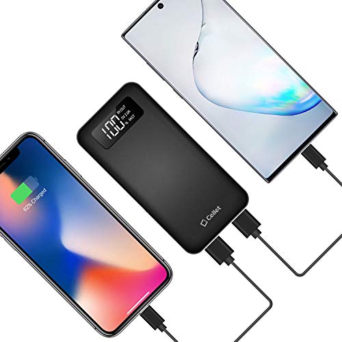 Portable-Slim-10000mAH-Power-Bank-Works-for-Samsung-Galaxy-S10-Plus-with-Digital-Display-Screen-Status-Update-and-3-Cables-Included