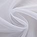 NICETOWN Window Panel Curtains - Grommet Top Gauzy Sheer Drapes Lightweight Breathable Panels (2-Pack, 54 Wide x 63 inch Long, White)