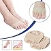 Gel Forefoot Cushion, Anti-Pain Foot Insoles, Anti Grinding Metatarsal Ball of Foot Pads, Nylon Sleeves, Silicone Toe Protectors Separator, Half a Code Mat, for Foot Pain Ballet Dance Lyrical (M)thumb 1