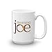 MSNBC Morning Joe Logo Ceramic Mug, White 15 oz - Official Mug As Seen On with Joe Scarborough, Mika Brzezinski and Willie Geist
