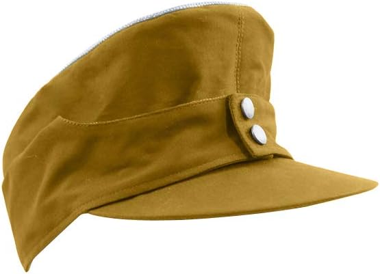 Militaryharbor WW2 German M43 Tropical/DAK Luftwaffe Officer Field Cap Sand