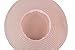 Dantiya Womens Organza Wide Brim Floral Feather Ribbon Kentucky Derby Church Dress Sun Hat, Flesh Pink Free