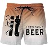 Semoatuc Zomertrainingsbroek, strandshorts voor heren, zwembroek, zomer, zwemshort, drogen Hawaii, surf, zwembroek…